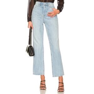 Blank NYC Womens The Baxter Ribcage Raw Hem Ankle Length Straight Leg Je…